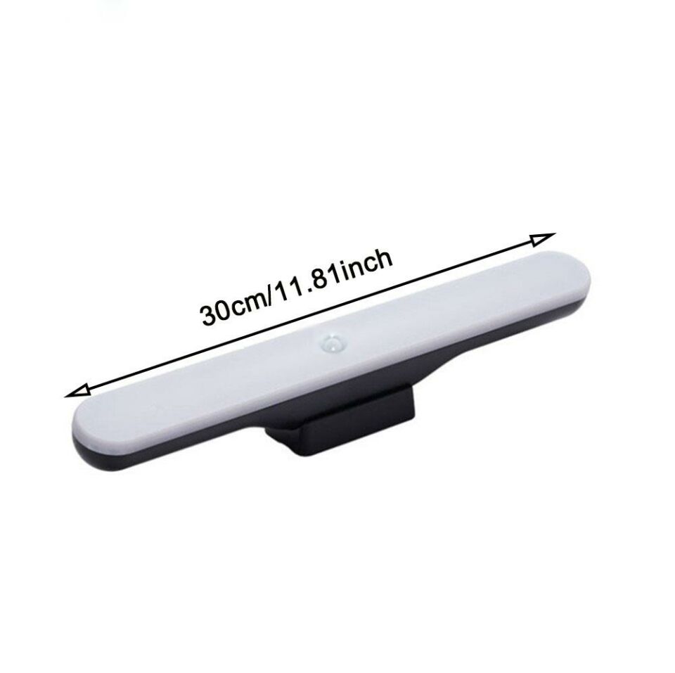 Sensörlü Led Işık Şarjlı Mıknatıslı Led Lamba 5 Watt Nova Siyah Hero Led Aplik 3 Renk Işık Modu