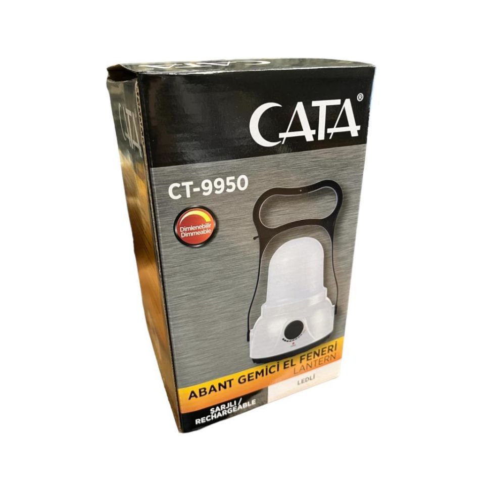 Cata Abant Gemici El Feneri Şarjlı Ledli 8 Watt CT-9950
