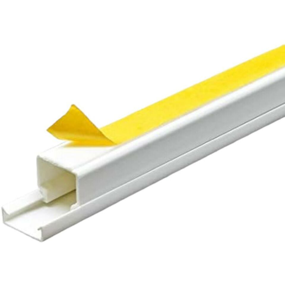 16x16 Yapışkanlı Plastik Kablo Kanalı 10 Metre DE-PA