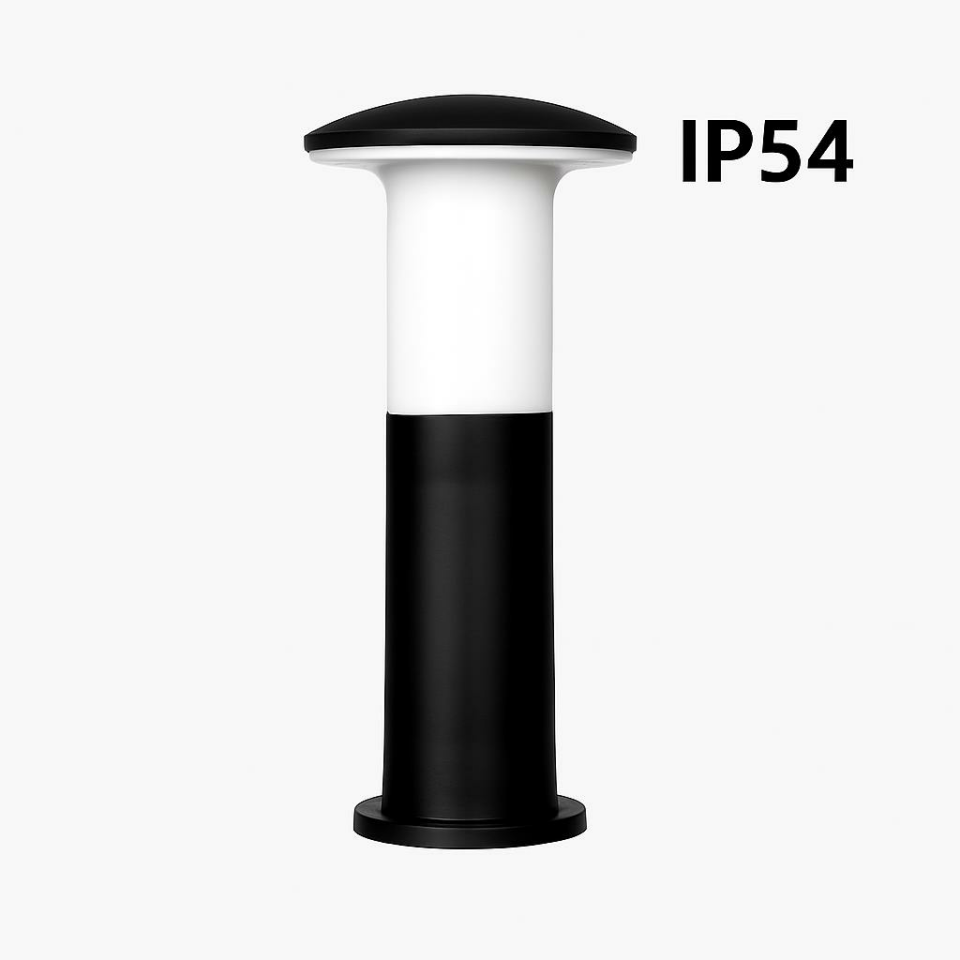 Zita Mantar Model Kısa Bahçe Armatürü 32 cm | Set Üstü Siyah Aydınlatma | IP54 Su Geçirmez | E27 Ampul Uyumlu | Dış Mekan Lamba 240