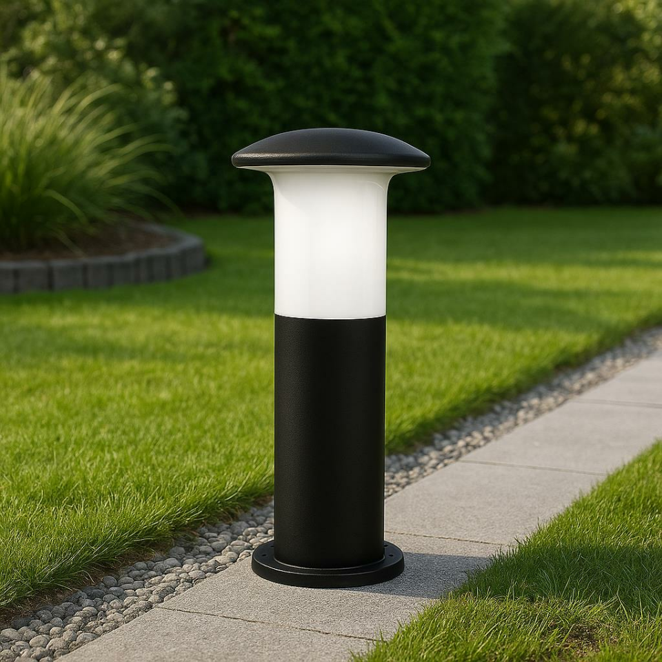 Zita Bahçe Set Üstü Armatür Mantar Uzun 41 cm Siyah | IP54 Koruma Sınıfı | E27 Duylu Değiştirilebilir Ampul Uyumlu