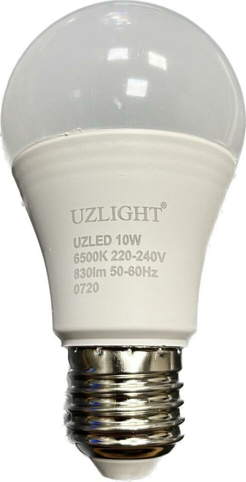 Uzlight 10 Watt Led Ampul E27 Duylu Beyaz Işık