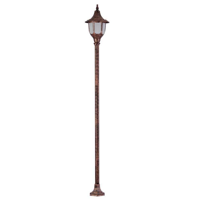 Şanlı ŞA845 Bahçe Aydınlatma Direği – 175 cm Yükseklik, E27 Duylu, Döküm Tabanlı, Polikarbon Camlı