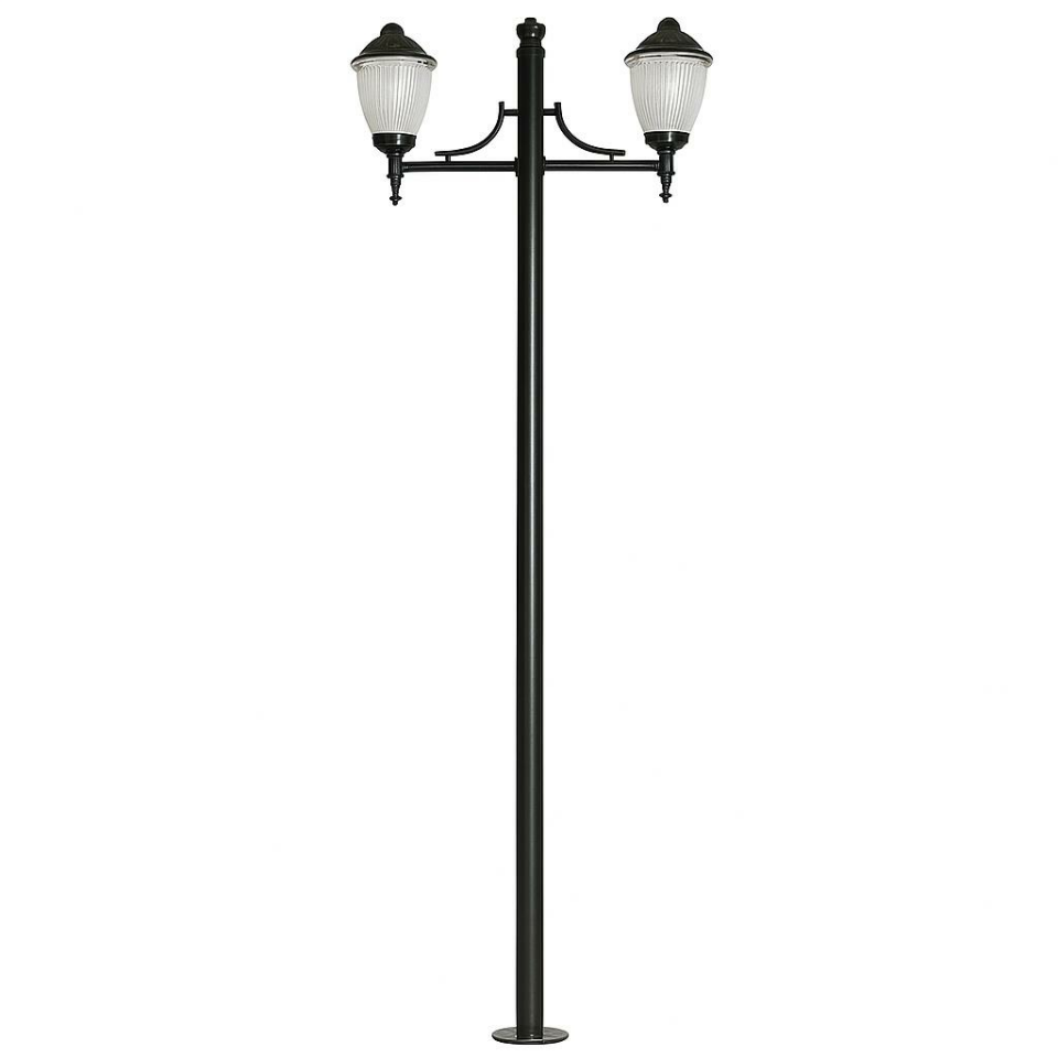 Şanlı ŞA892 Bahçe Aydınlatma Direği | 260 cm | E27 Duy | Polikarbon Cam | Çelik Boru Gövde | ABS Kollu | Dış Mekan