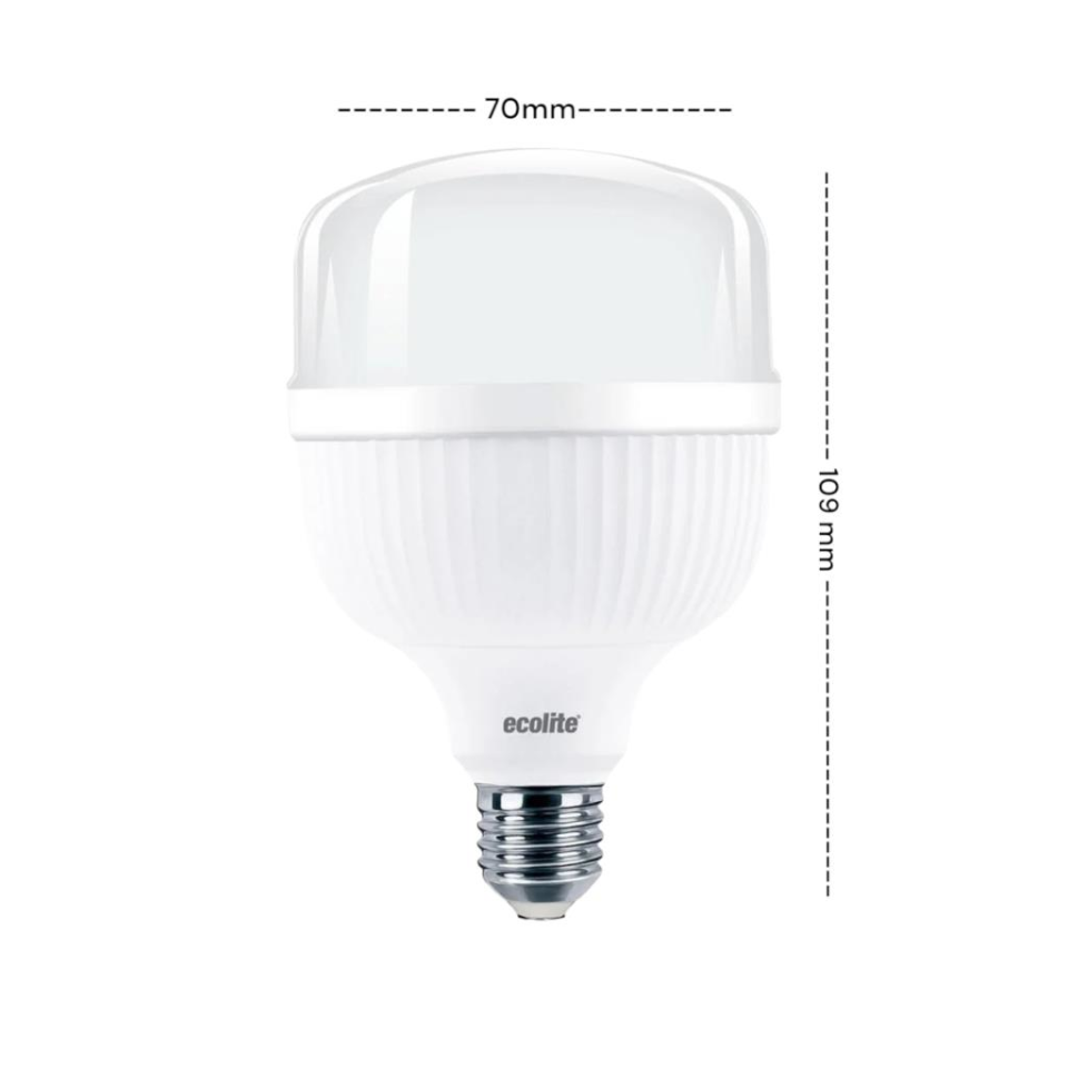 Ecolite 18W (104w) Jumbo LED Ampul 3000K Sarı Işık E27 Duylu