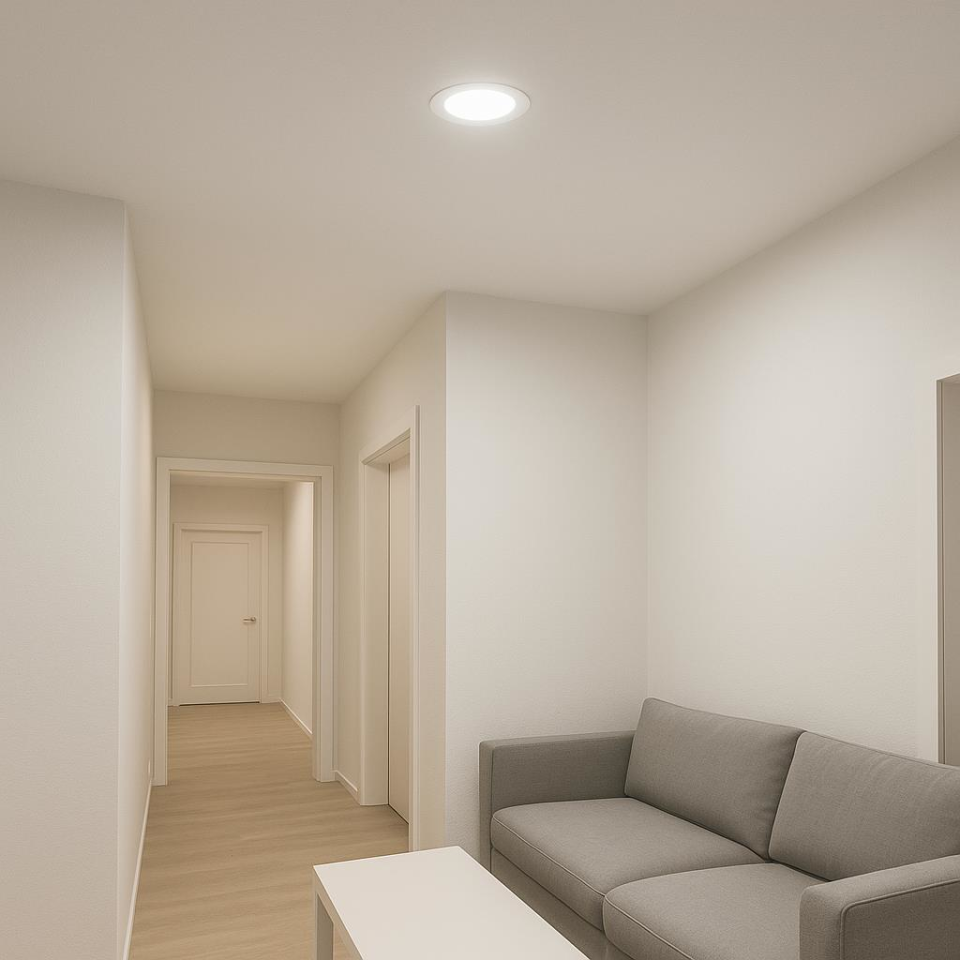 CATA CT-5144 3W Slim LED Panel Spot – 6500K Soğuk Beyaz Işık, Yuvarlak Sıva Altı Aydınlatma