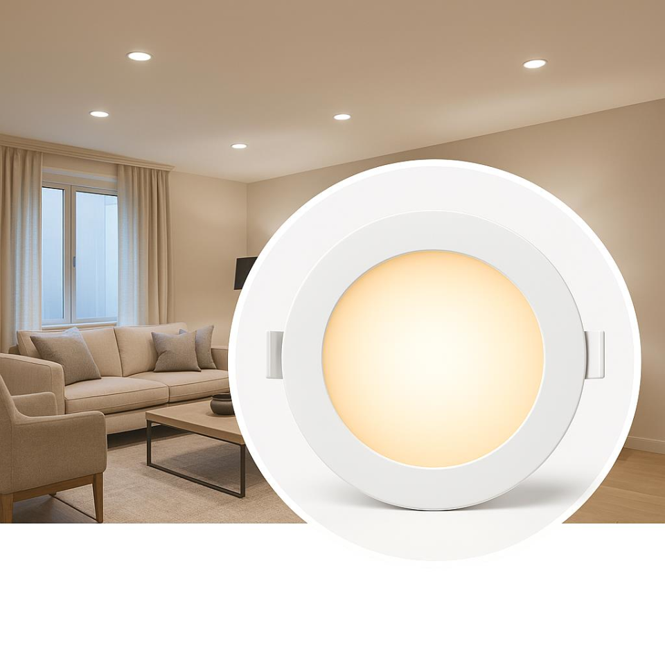 CATA CT-5144G 3W Slim LED Panel Spot – 3000K Günışığı Yuvarlak Sıva Altı Aydınlatma