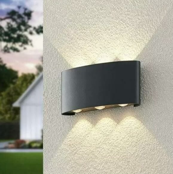 CATA Haiti CT-8011-G 10W Çift Yönlü Duvar Apliği – 3200K Gün Işığı LED, IP44 Dış Mekan Aydınlatma