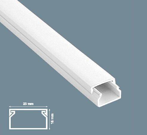 Mutlusan 25x16 Plastik Kablo Kanalı Eko 150 Metre