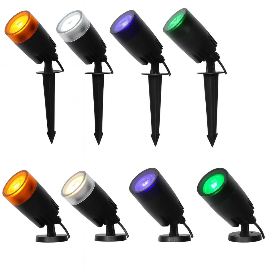 Zita Mavi Işıklı Kazıklı Çim Armatürü – GU10 Ampullü, Değiştirilebilir Bahçe Aydınlatma Lambası, 220V