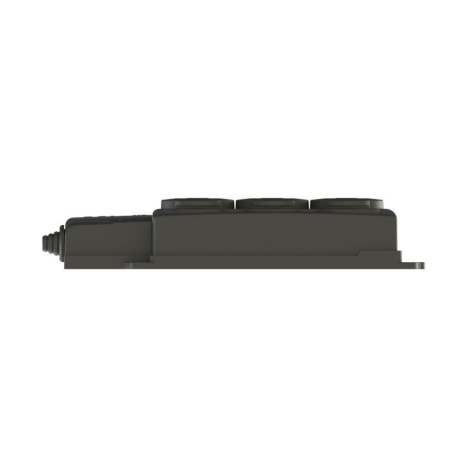 Ne-Ad 4103 Kauçuk Üçlü Grup Priz – 16A, 220-250V, Darbeye Dayanıklı, Yerli Üretim