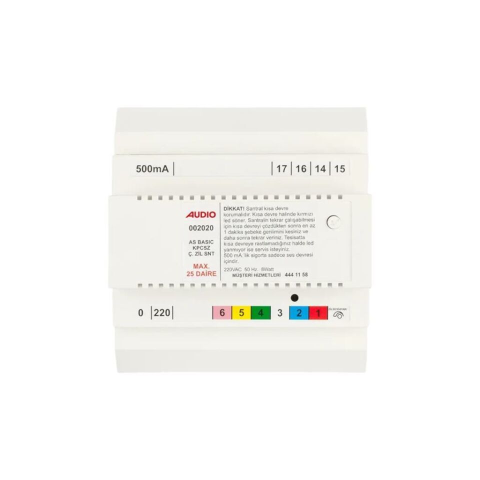 Audio 10 Daire Kapıcısız Diafon Sistemi Komple Paket