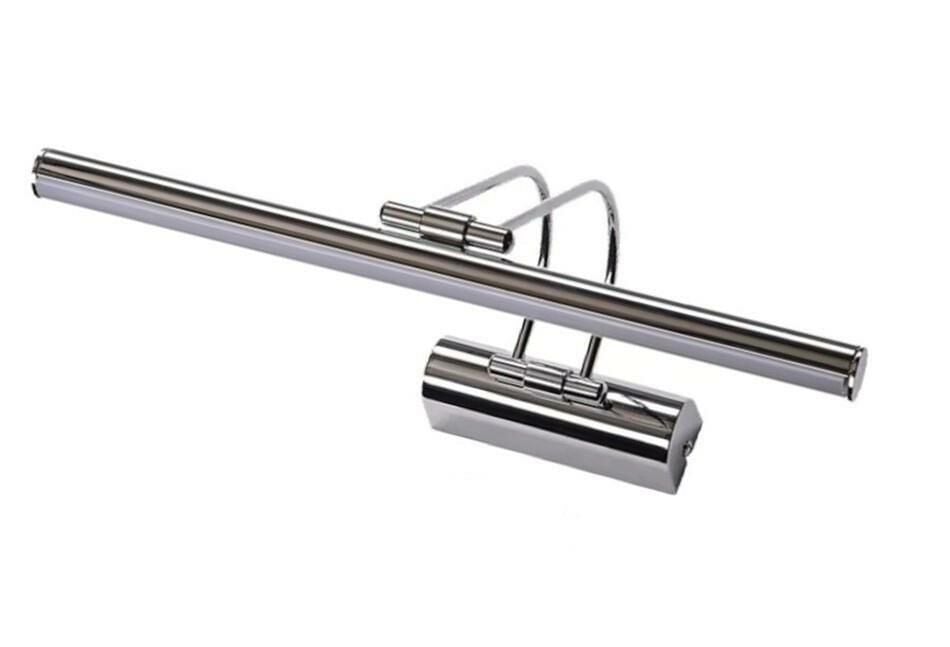 Flüt Aplik Krom Kasa Gün Işığı Resim,Tablo,Ayna Üstü Banyo 35cm Ledli Aplik