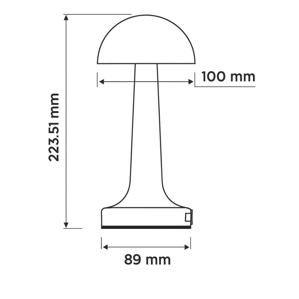 Cata CT-8428 Siyah Lizbon Şarjlı Dokunmatik Masa Lambası – 3 Renk Modu, Dimlenebilir, Modern Tasarım