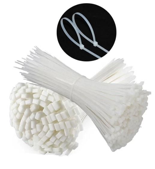 Çetsan 3,6x250 Beyaz 25cm Kablo Bağı Plastik Cırt Kelepçe Toplayıcı-100 Adet