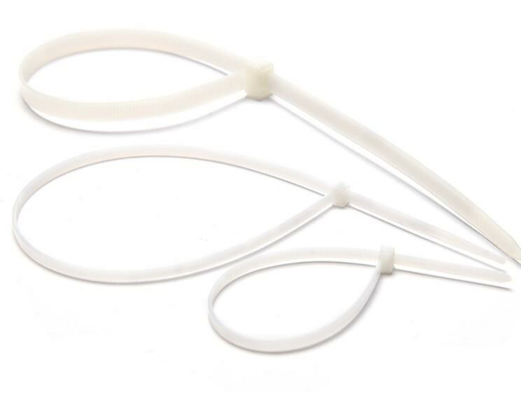 Çetsan 3,6x200 Beyaz Kablo Bağı 20cm Plastik Cırt Kelepçe Toplayıcı-100 Adet