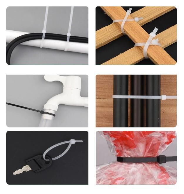 Çetsan 2,5x200 Beyaz 20cm Kablo Bağı Cırt Kelepçe Toplayıcı -100 Adet