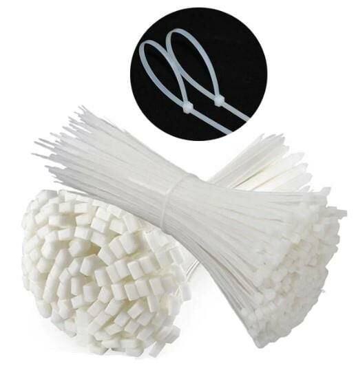 Çetsan 2,5x100 Beyaz 10cm Kablo Bağı Cırt Kelepçe Toplayıcı-250 Adet