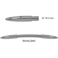 Tutamak Ayağı Pas.Çelik 19.3 mm