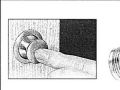 Push Button 13 mm Panel İçin Kromaj