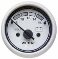 Voltmetre 12V Beyaz