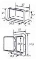 Plastik Dolap 27x37.5