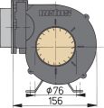 Salyangoz Blower Flanşlı 12V 4.2 m3
