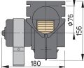 Salyangoz Blower Flanşlı 12V 4.2 m3