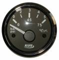 Yağ Basınç Saati 5 Bar 12/24V Krom Çerçeve