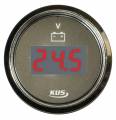 Voltmetre Dijital 12/24V Krom Çerçeve