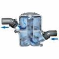 Plastik Waterlock+Muffler 90mm