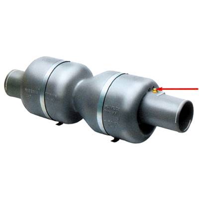 Plastik Muffler Çekvalfli 125mm