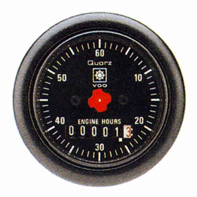 Motor Çalışma Saati 52mm 12V Beyaz