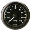 Ampermetre 52mm 140-0-140 A Siyah