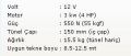 Başpervane 55Kgf 12V