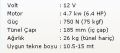 Başpervane 75Kgf 12V