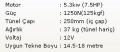 Başpervane 125Kgf 12V