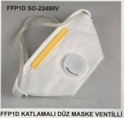 HDM VENTİLLİ TOZ MASKESİ