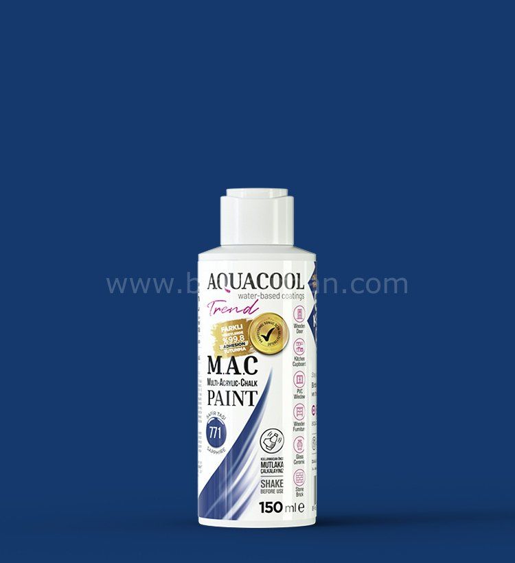 Trend M.A.C Su Bazlı Safir Taşı 771  Lake Boya 150 ml