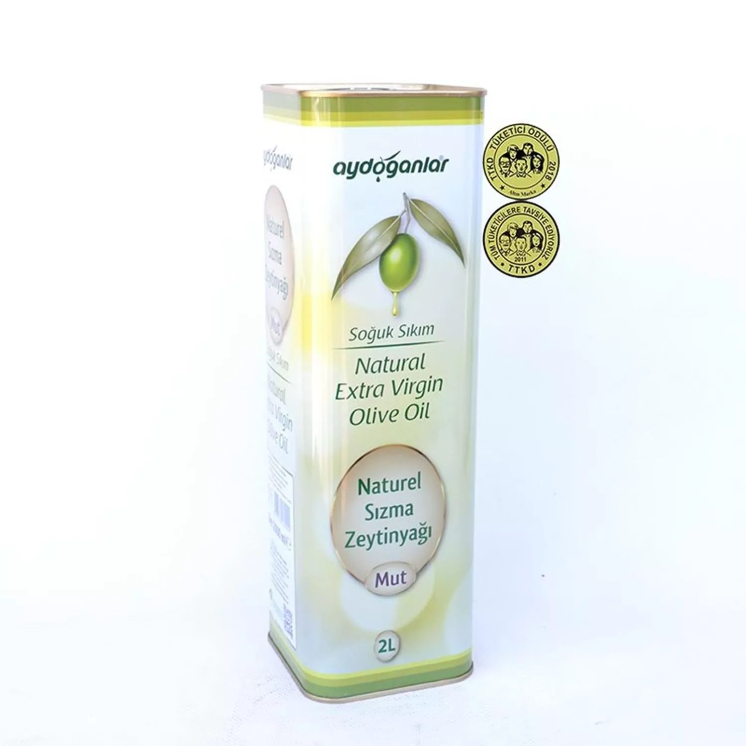 Naturel Sızma Zeytinyağı Teneke Ambalaj 2 Litre