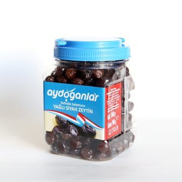 Siyah Yağlı Salamura Zeytin 900Gr Medium-261-290