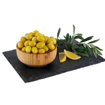 İri Meyveli Domat El Kırması Sofralık Yeşil Zeytin Net 1900 Gram Brüt 3000 Gram