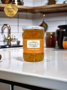 Naturel Portakal Reçeli Cam Şişe 710 Gram