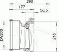 660305 Rogar Klapesi DN200