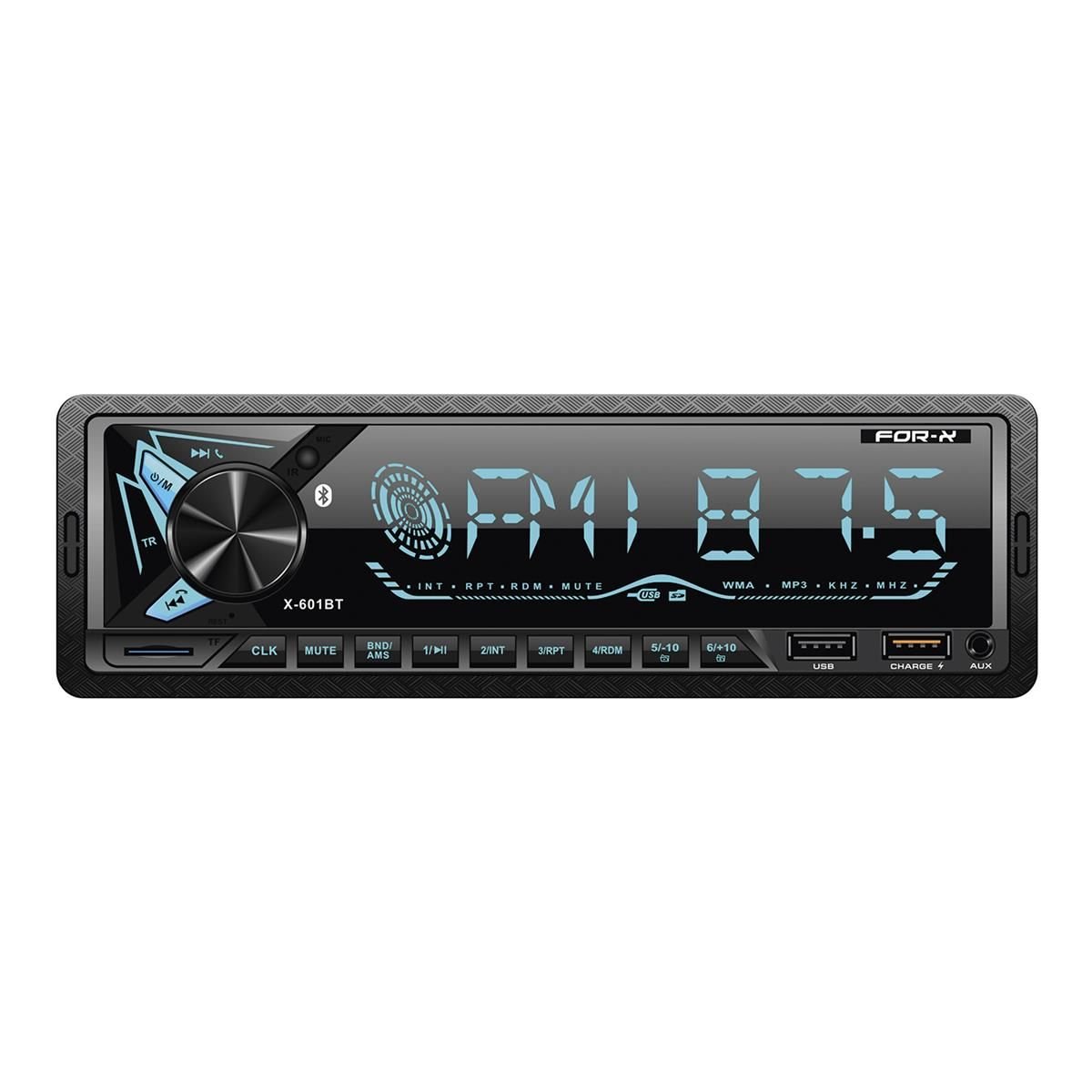 For-X X-601BT Bluetoothlu Çift USBli Hafıza Kartlı Oto Teyp