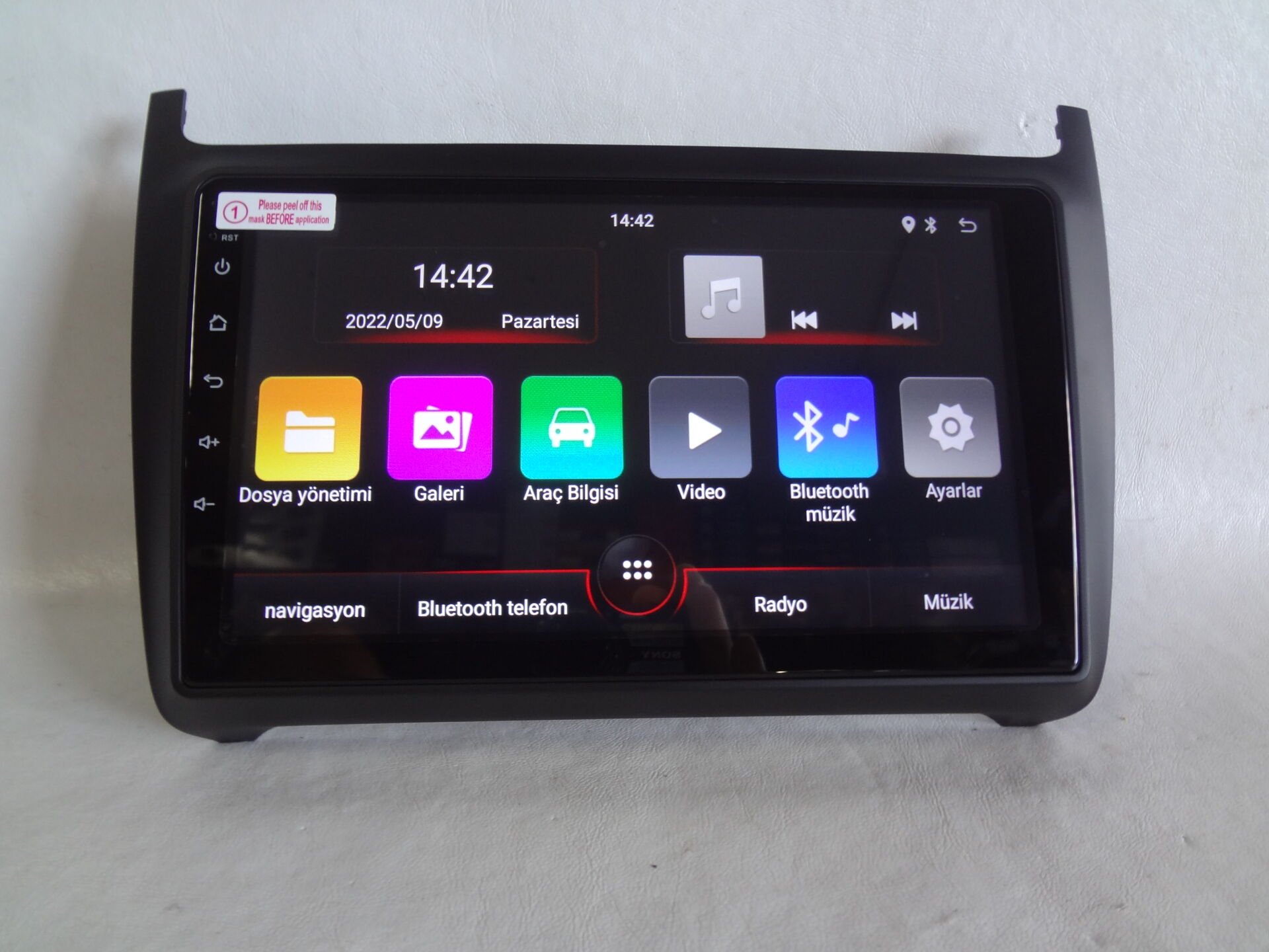Navix Volkswagen Polo 7 Android 12 CarPlay Android Auto QLED Multimedya