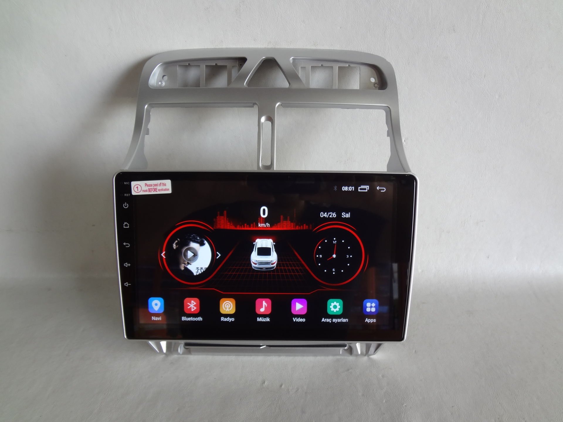 Navix Peugeot 307 Android 12 CarPlay Android Auto QLED Multimedya