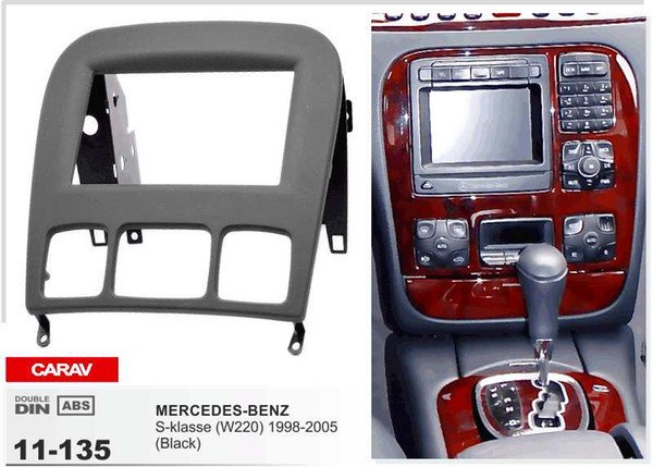 Mercedes S Class W220 Uyumlu Double Teyp Çerçevesi