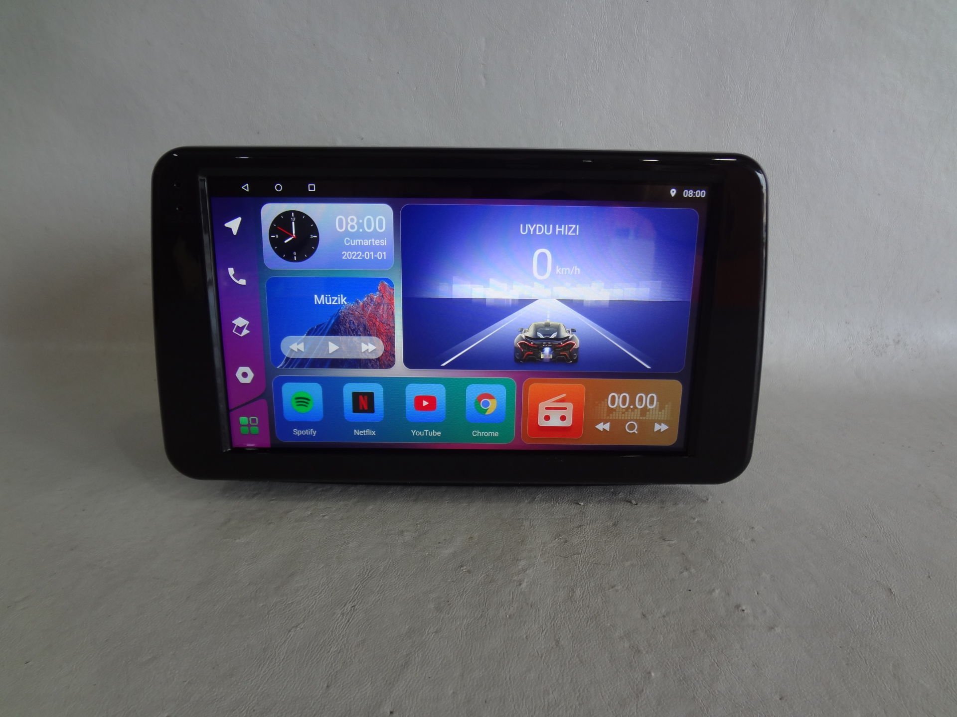 Navix Fiat Fiorino Android 12 CarPlay Android Auto QLED Multimedya