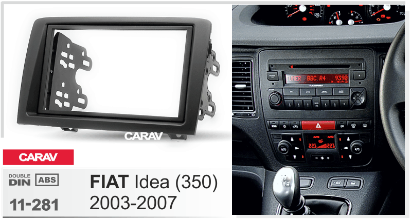 Fiat İdea Uyumlu Double Teyp Çerçevesi